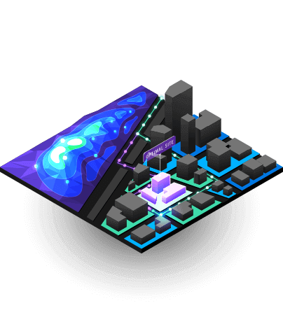 Three people looking at a laptop