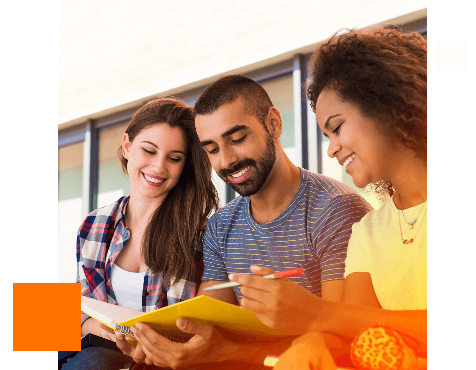 In a classroom full of students, a person looks up at the instructor next to him, and a map of New York City with dots on it