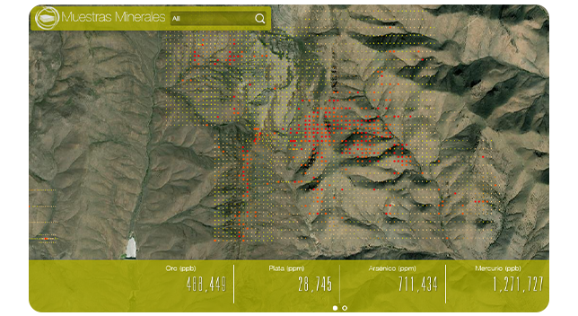 A desktop computer displaying mapping and analysis tools in ArcGIS software
