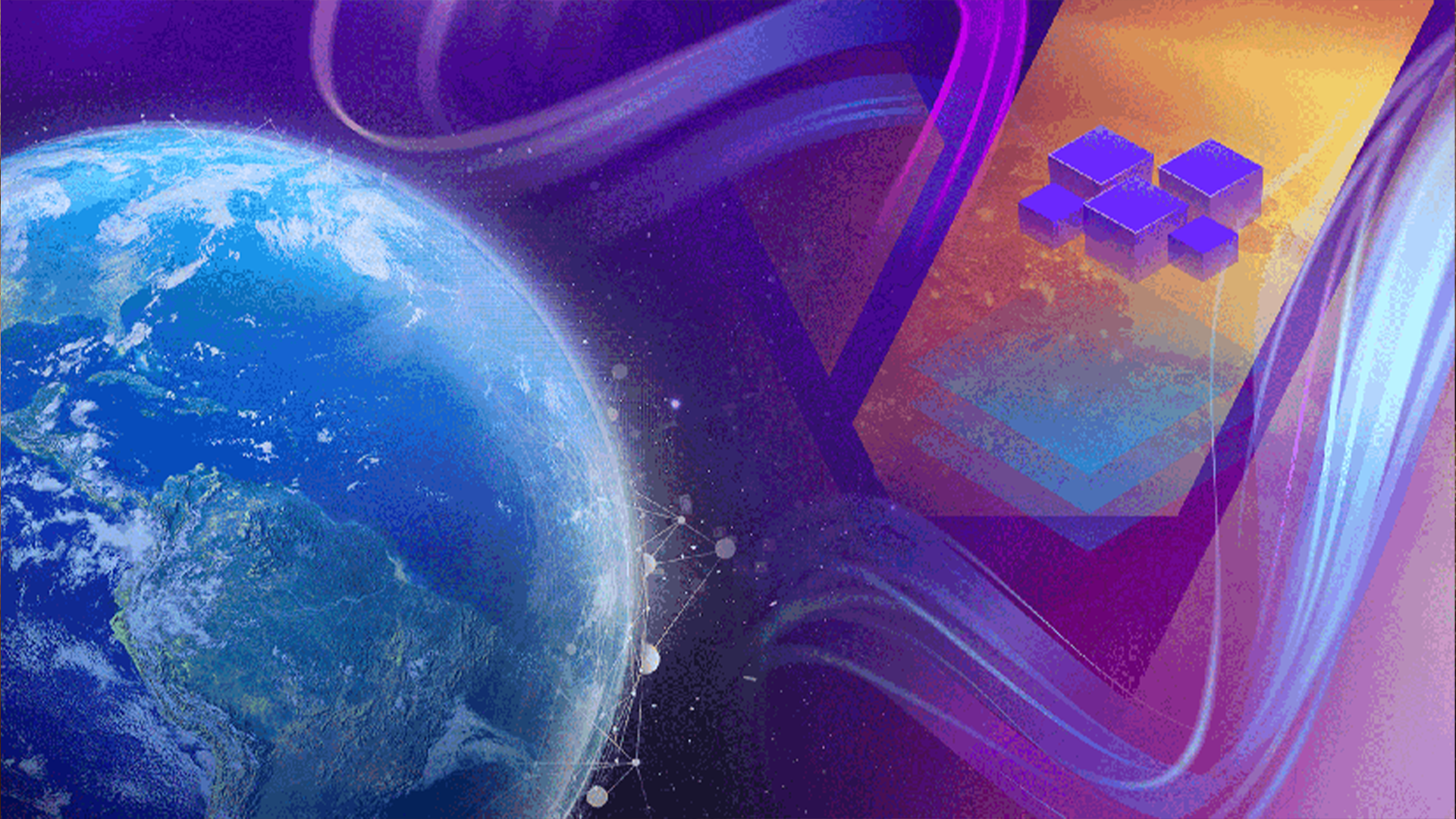 A close up satellite image of an unidentified region of earth