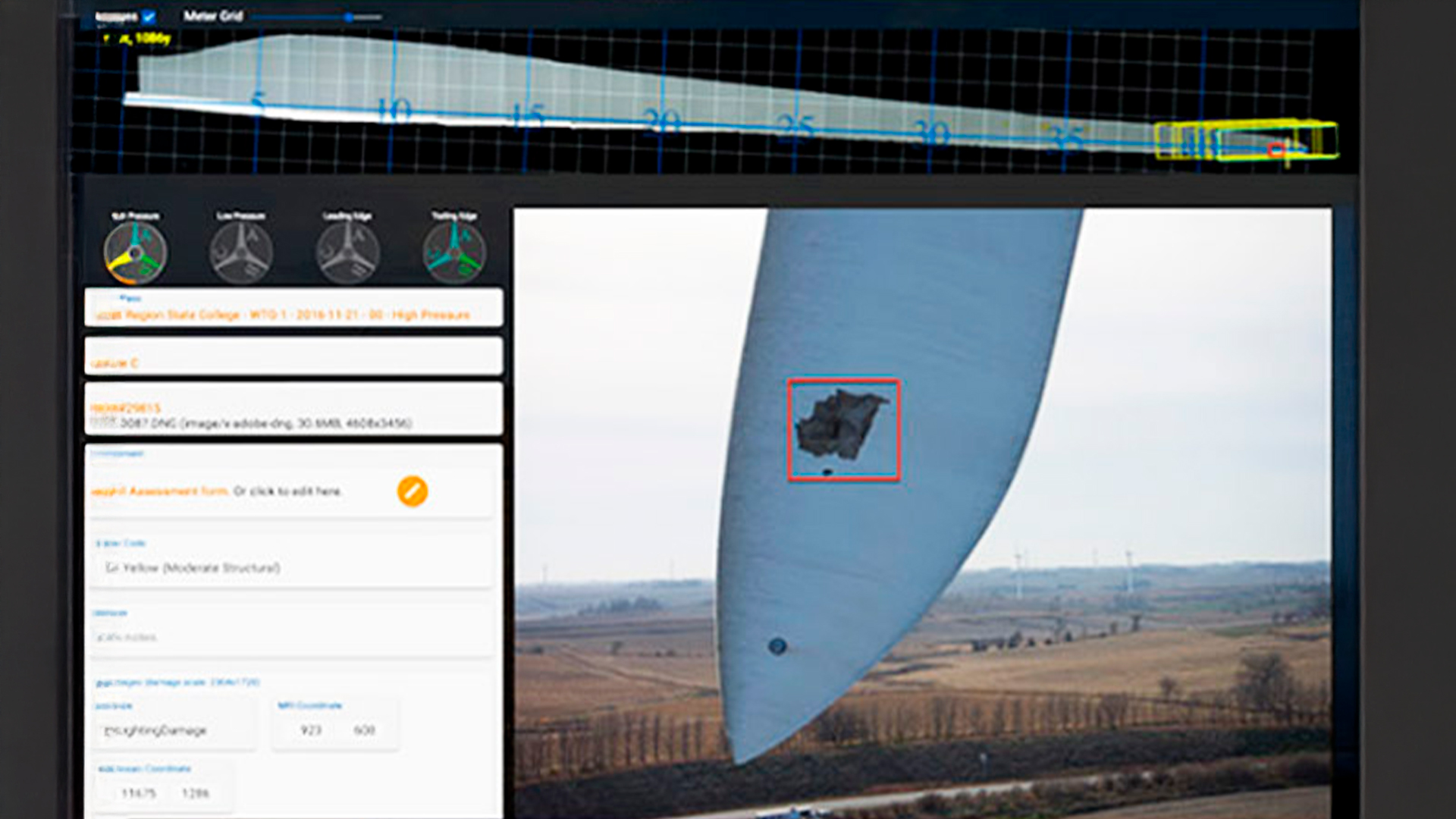 Three young adults smiling while backpacking through a field