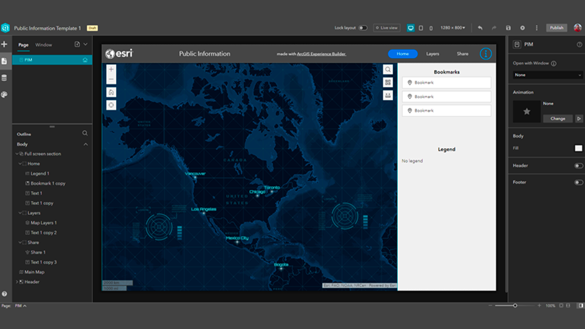 Three young adults smiling while backpacking through a field