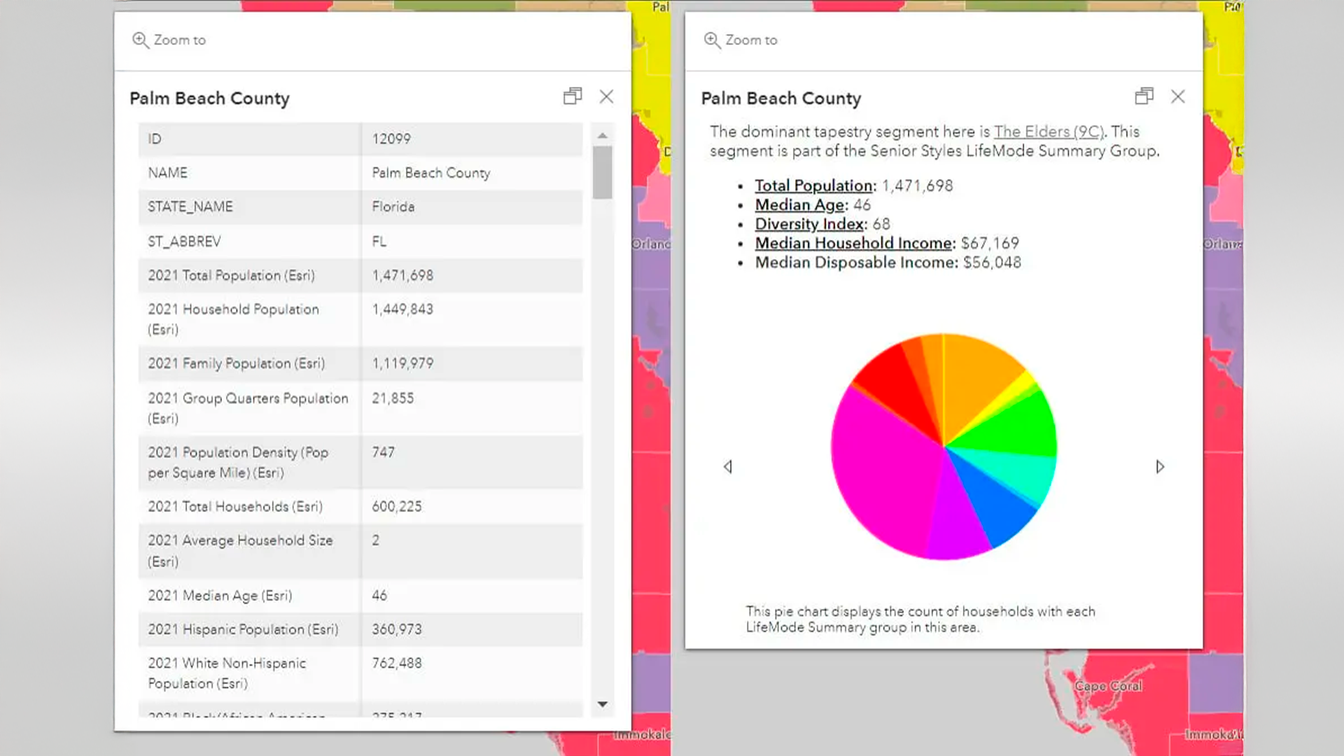 Three young adults smiling while backpacking through a field