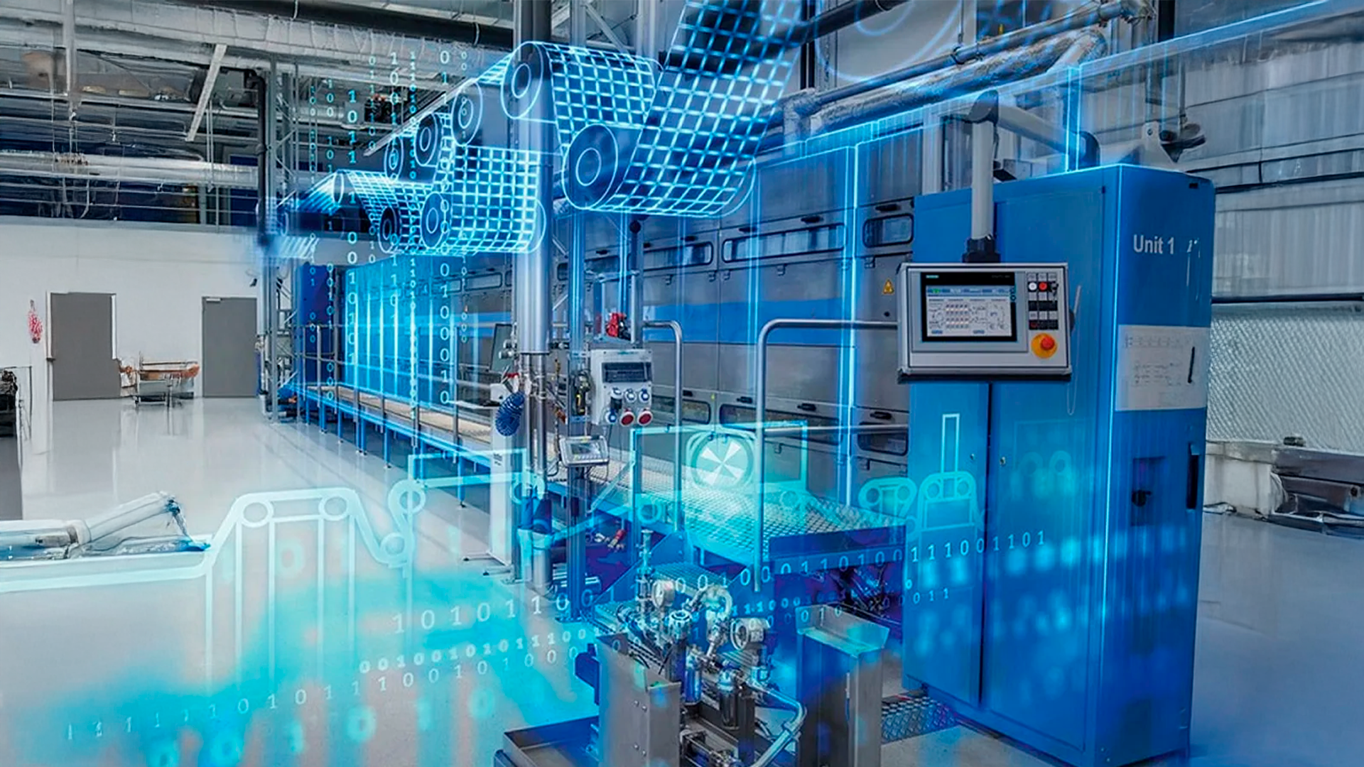 Three young adults smiling while backpacking through a field