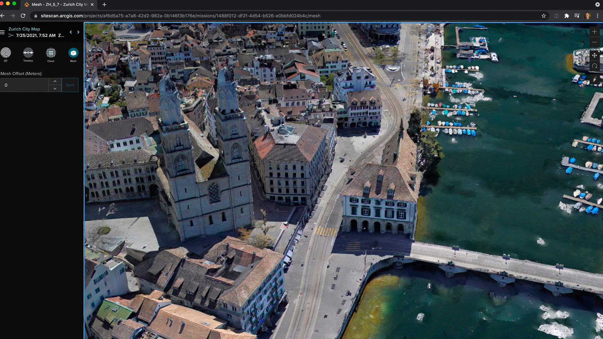 Three young adults smiling while backpacking through a field