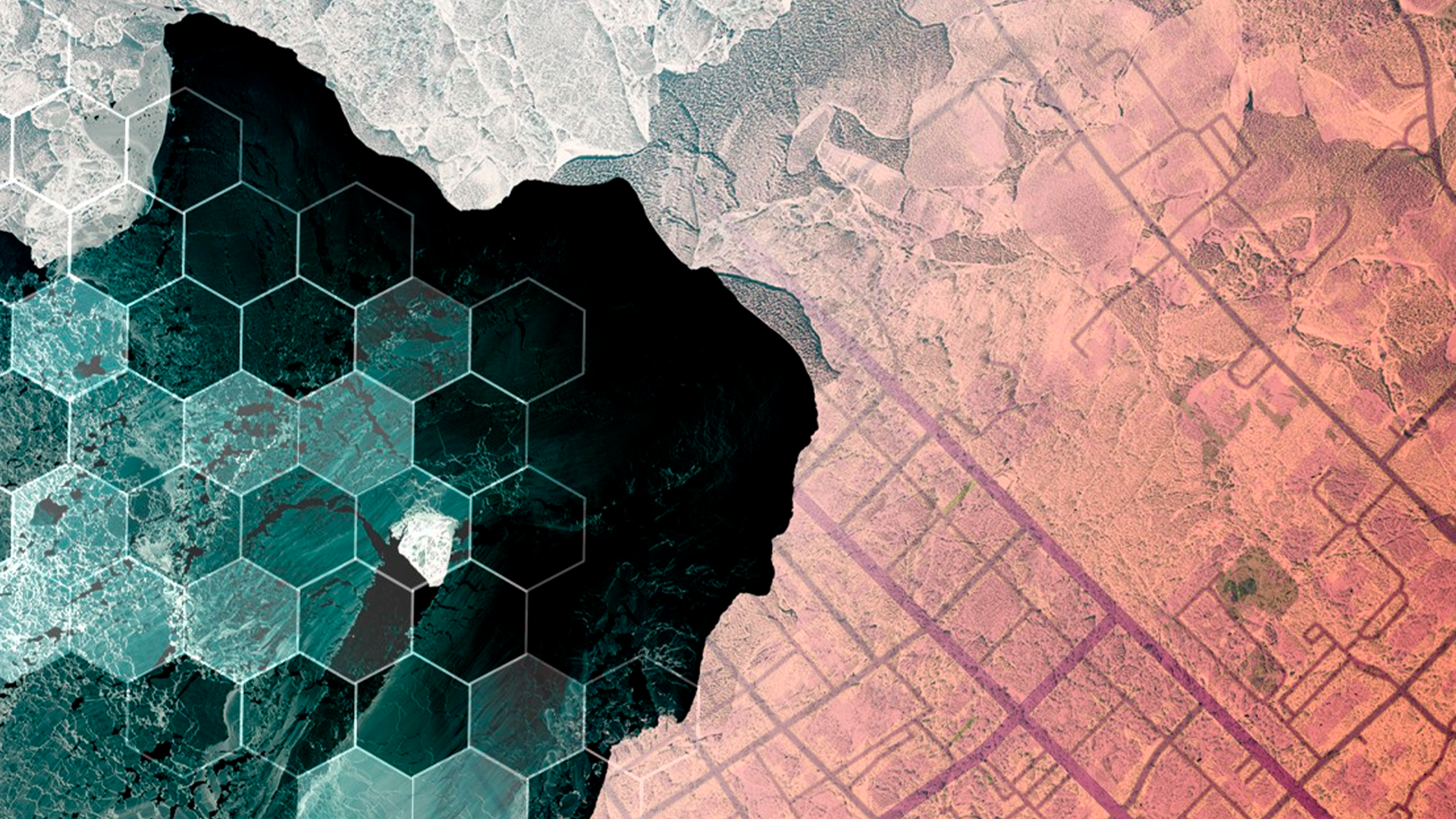 Three young adults smiling while backpacking through a field