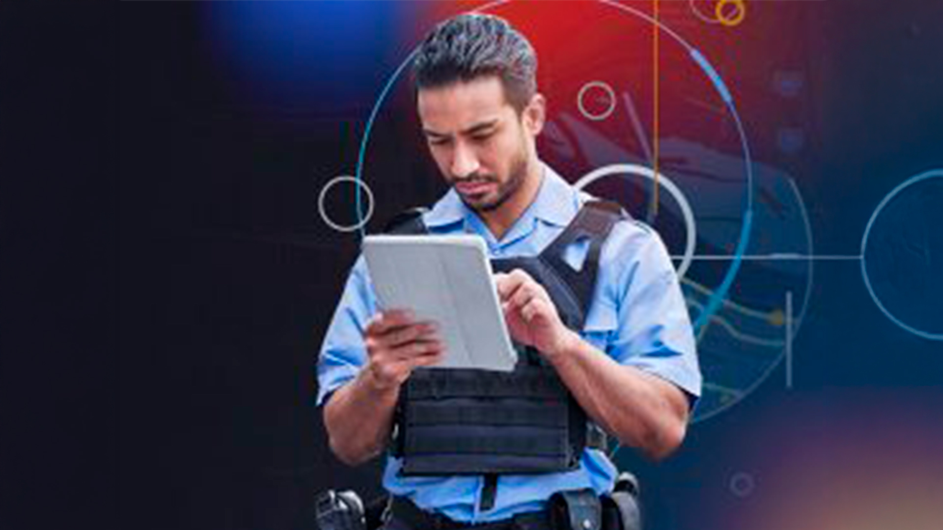 Three young adults smiling while backpacking through a field