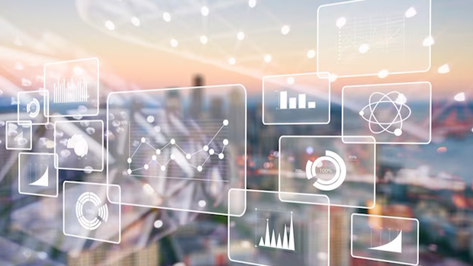 Three young adults smiling while backpacking through a field