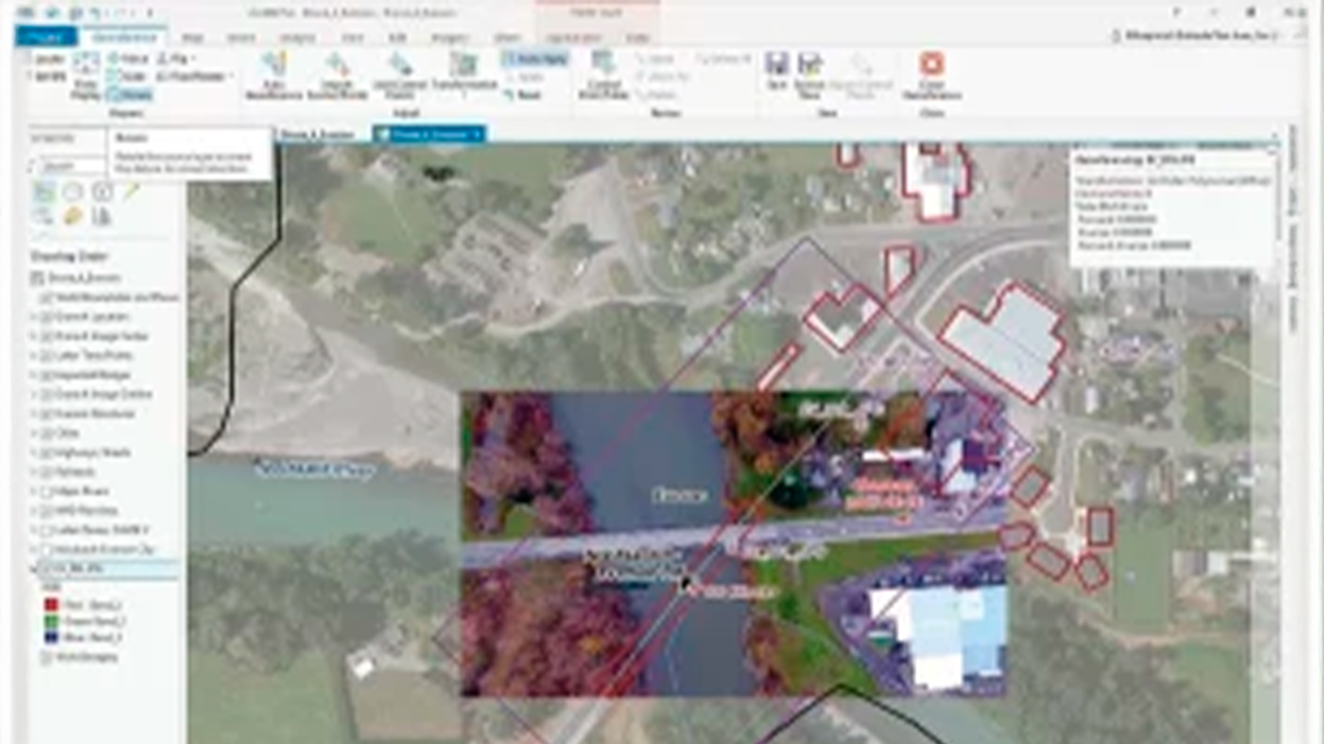 Three young adults smiling while backpacking through a field