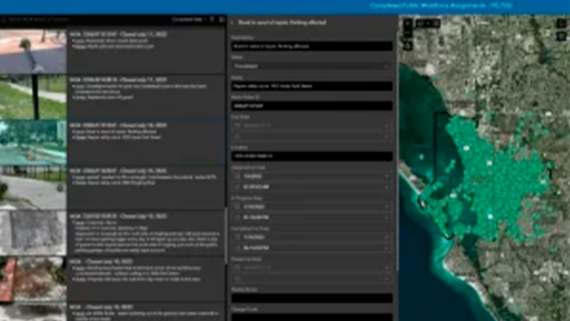 Three young adults smiling while backpacking through a field