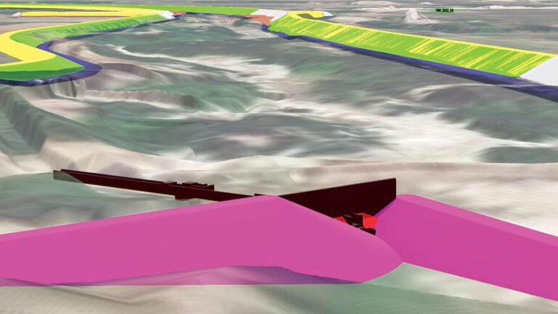 Three young adults smiling while backpacking through a field