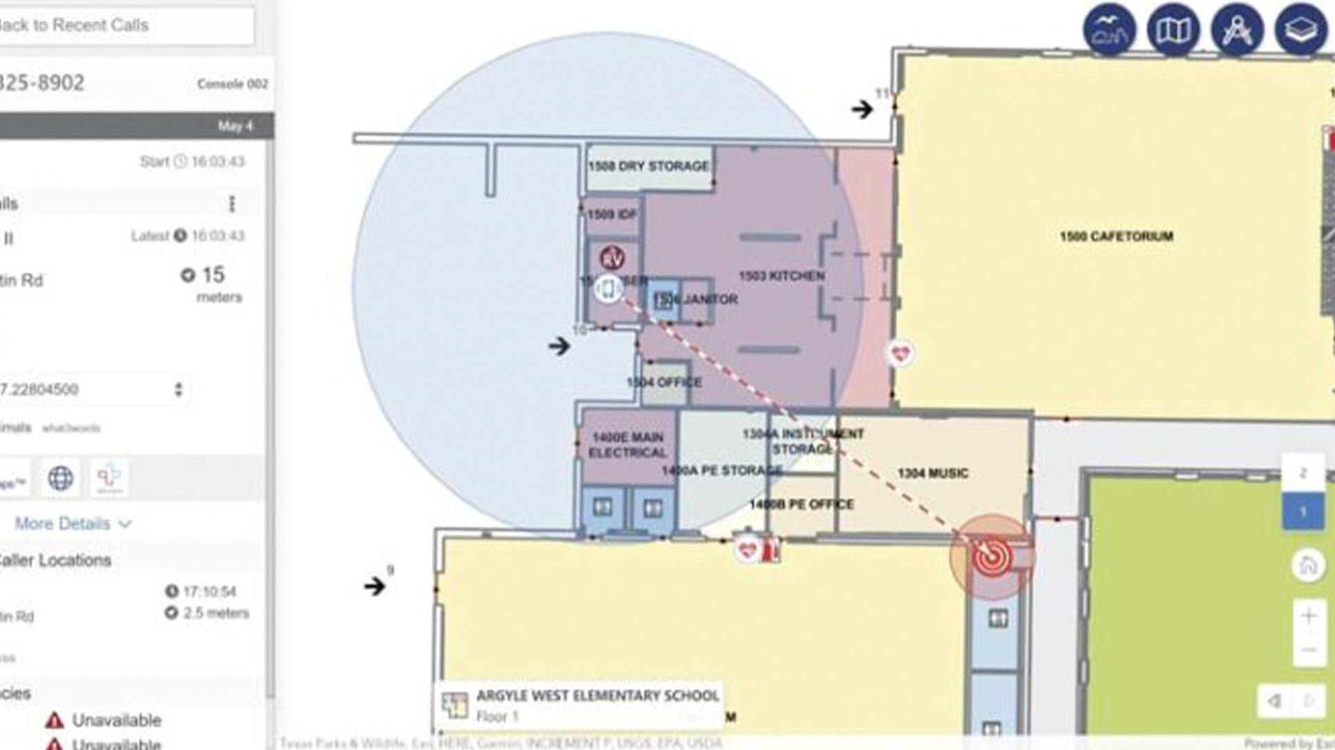 Three young adults smiling while backpacking through a field