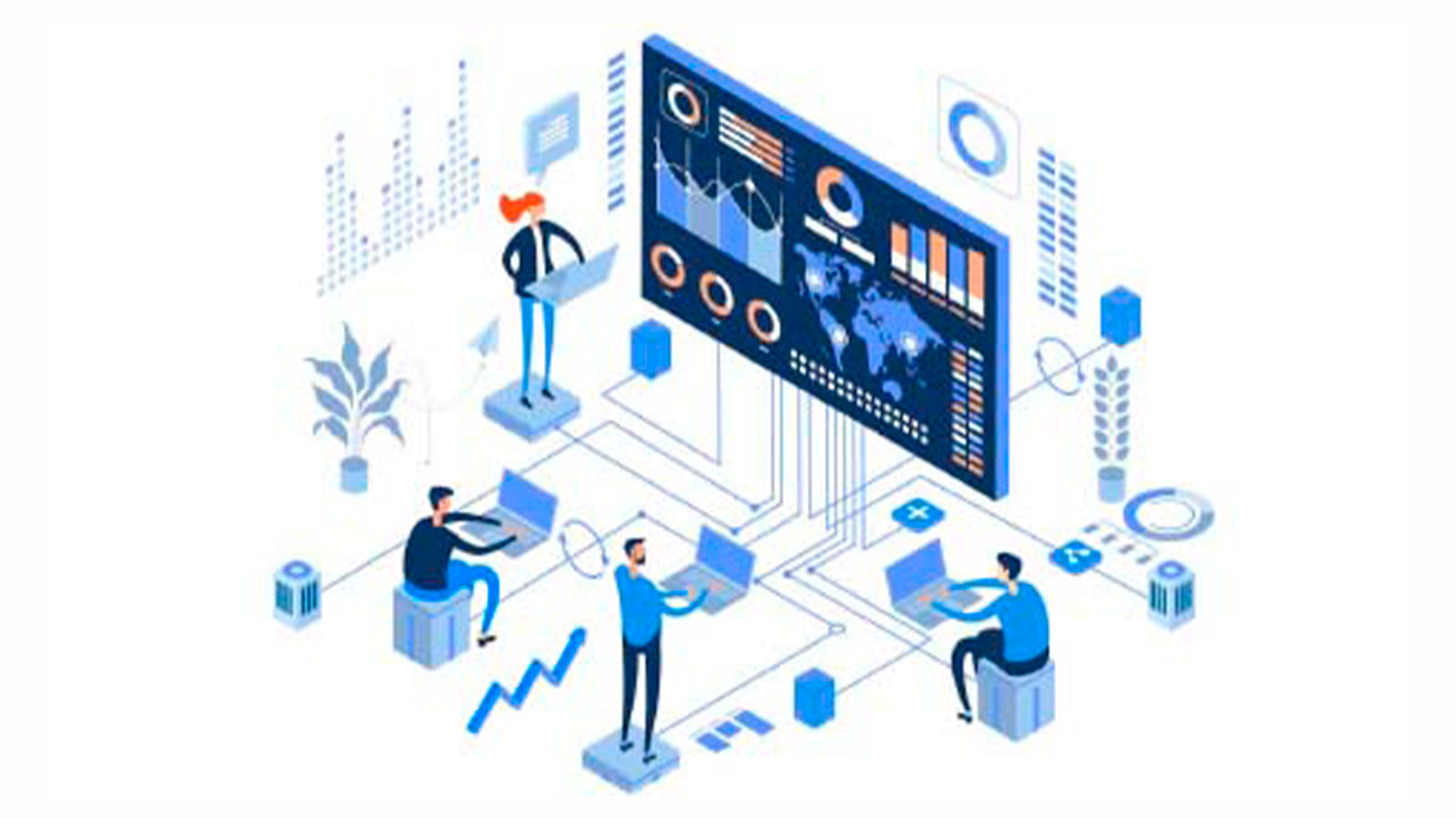 Three young adults smiling while backpacking through a field