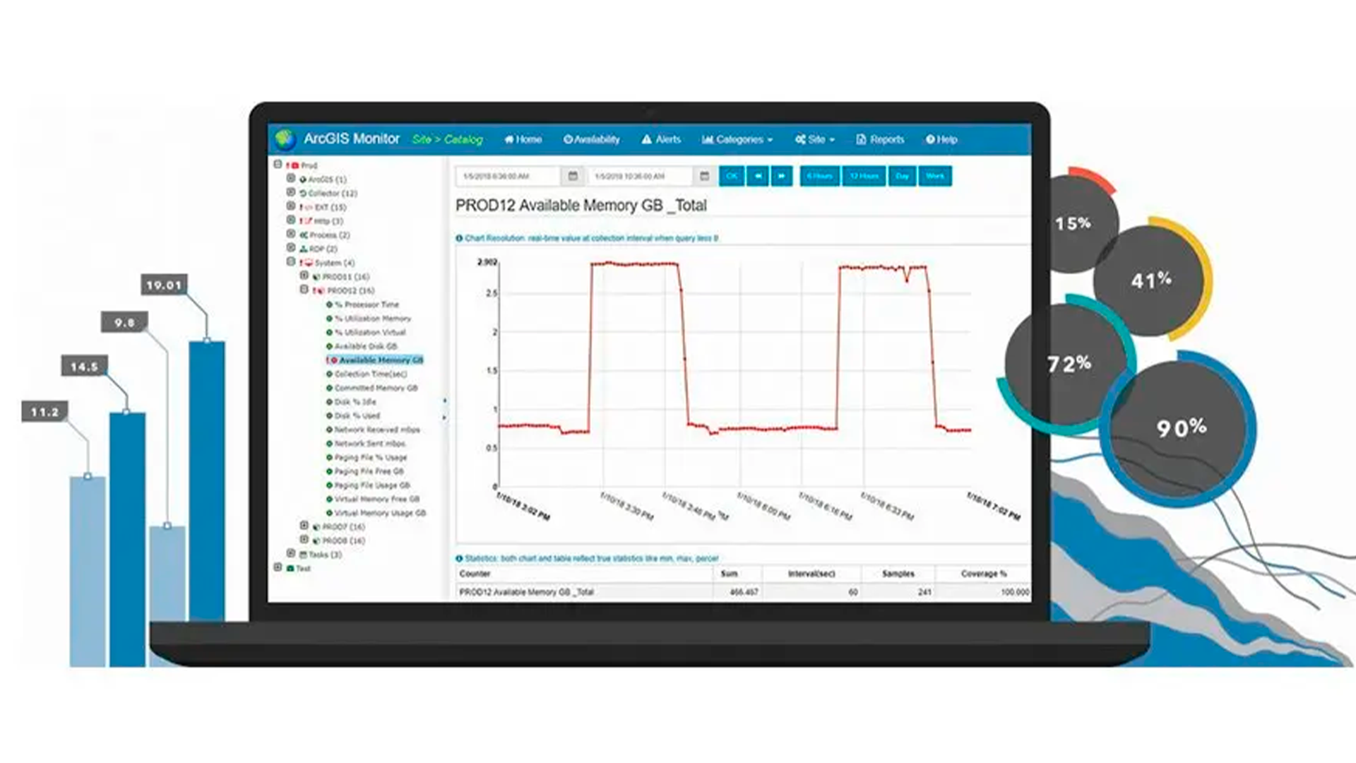 Three young adults smiling while backpacking through a field