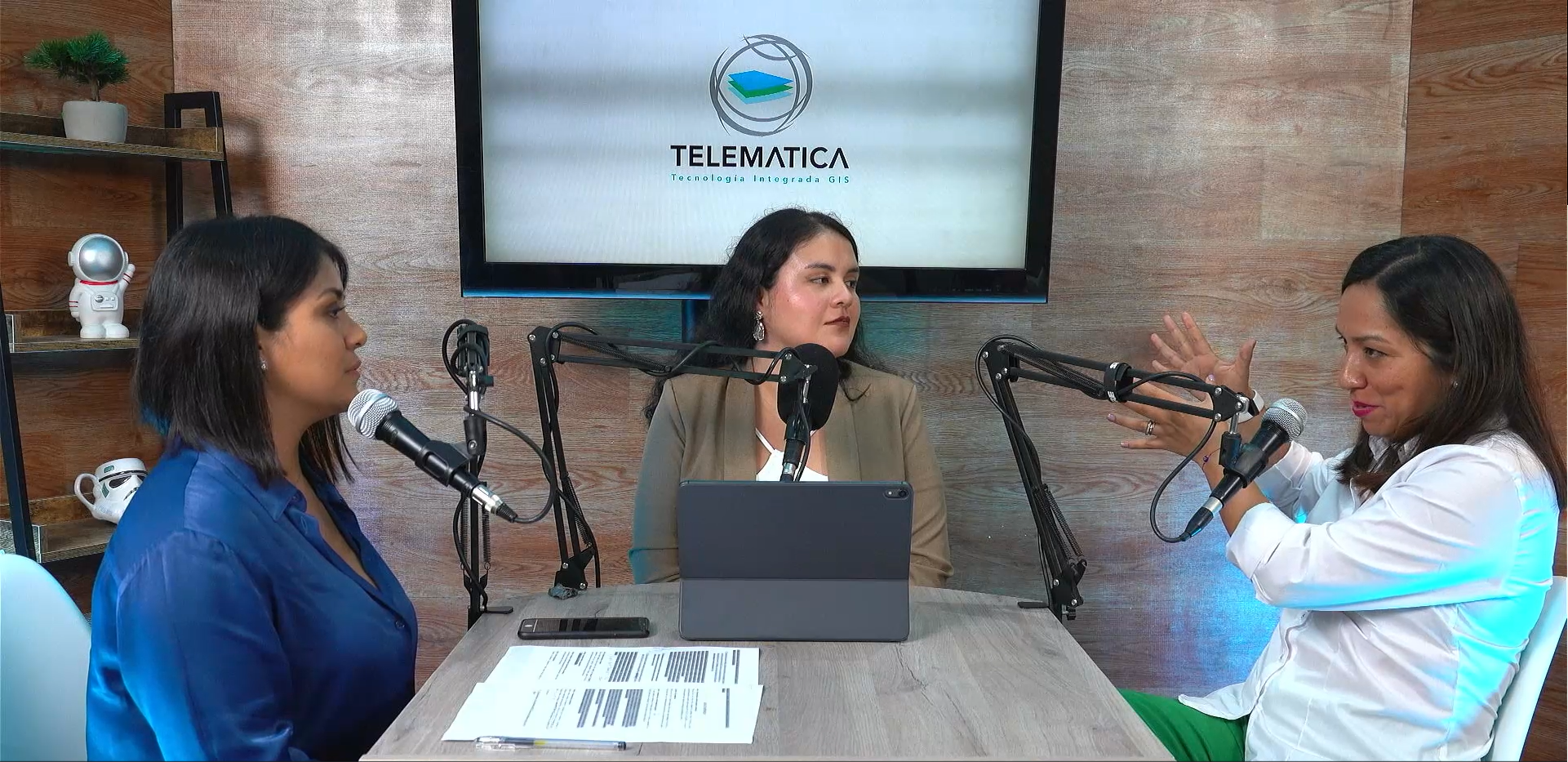 An aerial image of South America in brown, green, and blue, with areas highlighted in neon green