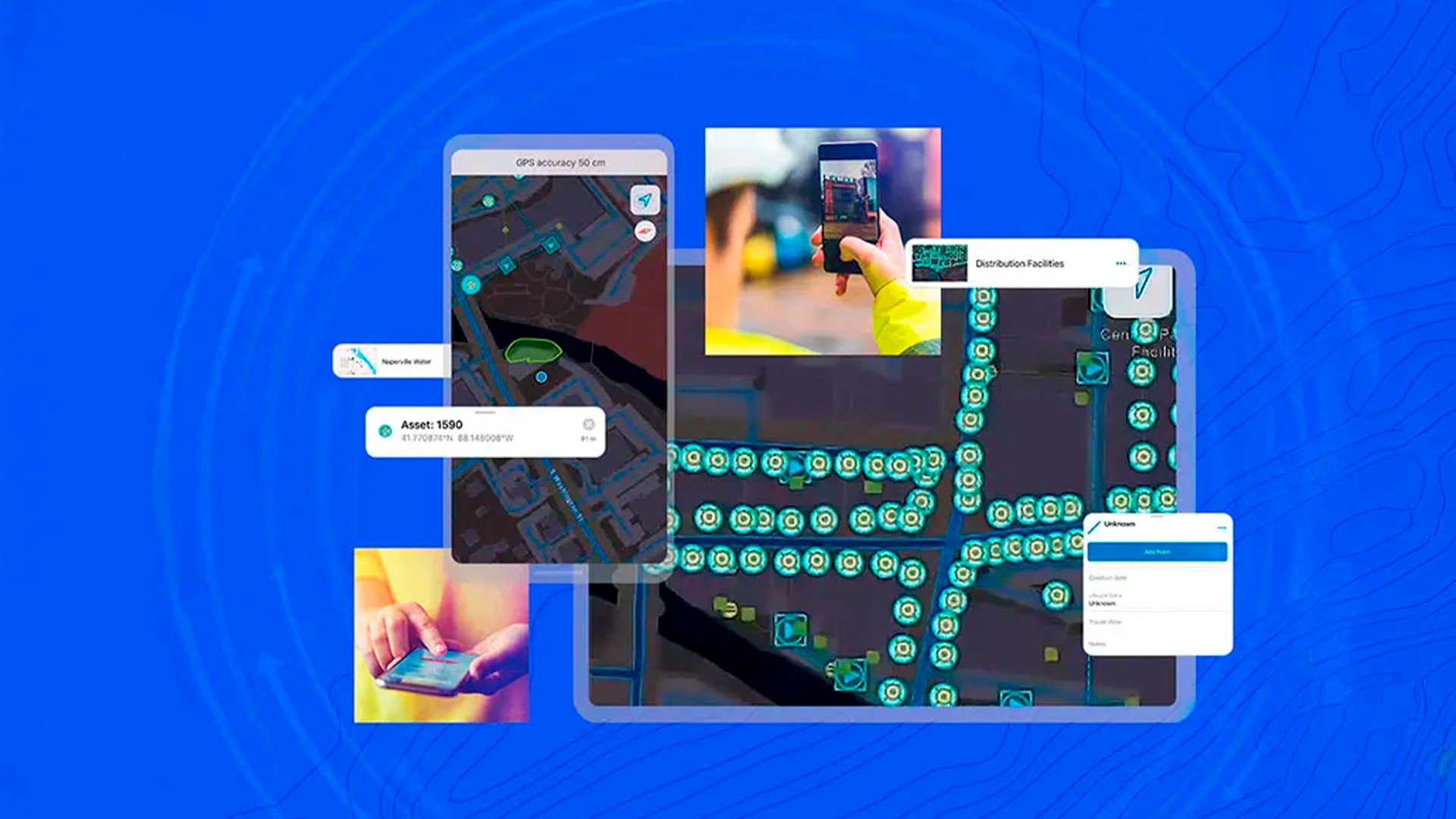 Three young adults smiling while backpacking through a field