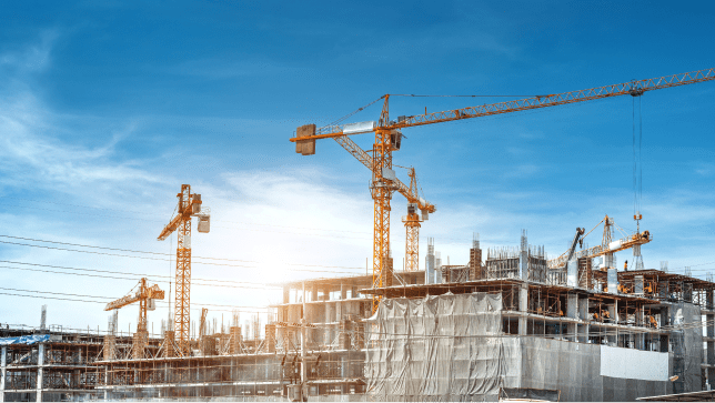 Large building under construction