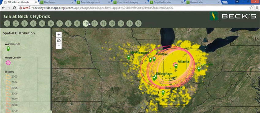 Agricultura de Precisión con ArcGIS - Caso Beck's Hybrid