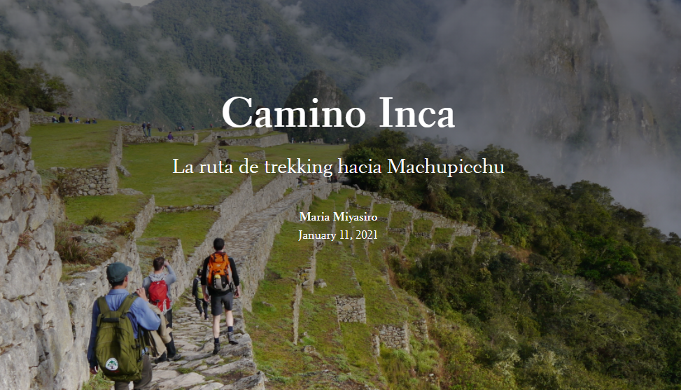 Camino Inca, la ruta de trekking a Machu Picchu