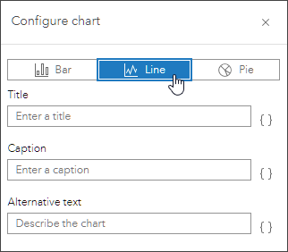 Tipo de gráfico - Ventanas emergentes de capas en ArcGIS Online