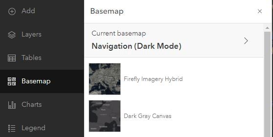 Accediendo a la galería de mapas base - actualización de marzo de ArcGIS Online