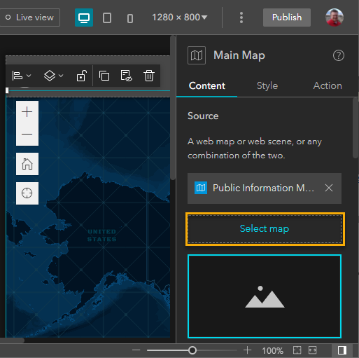 Configure la aplicación - Compartir información con Experience Builder